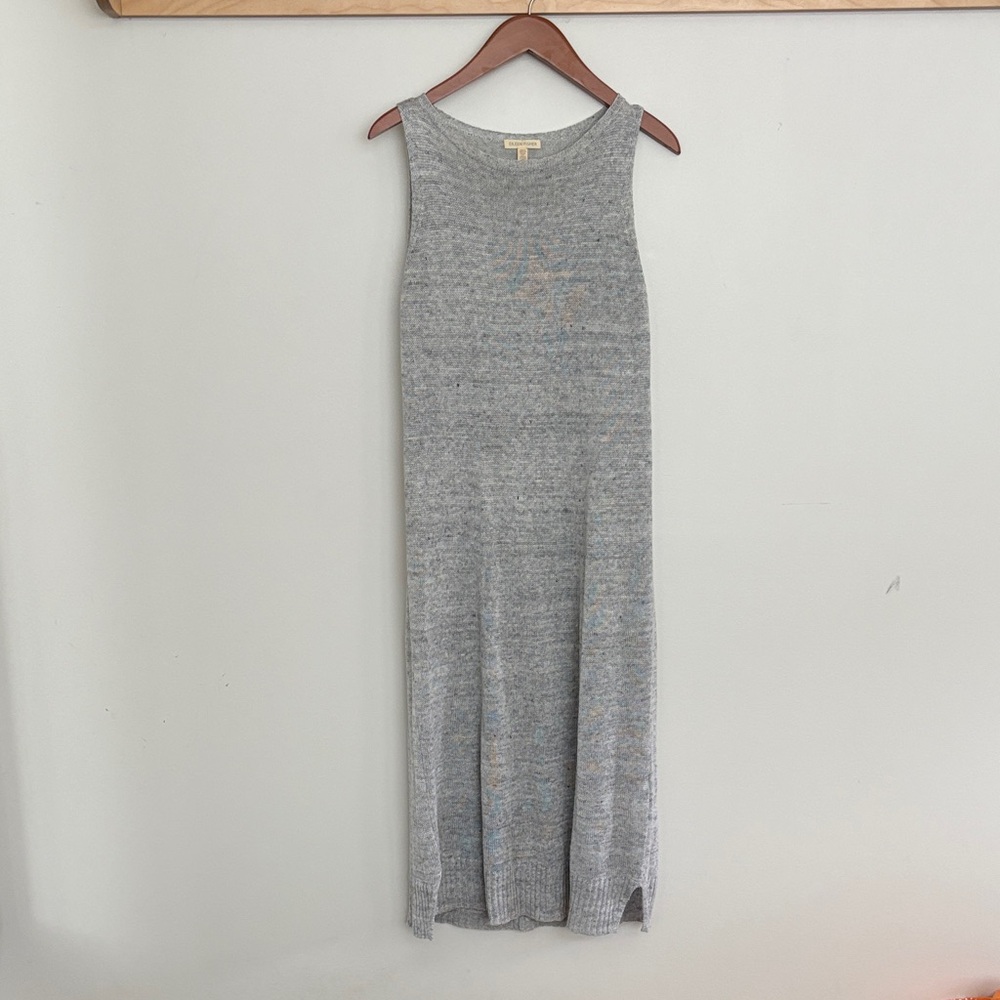 Eileen Fisher Light Gray Maxi Dress